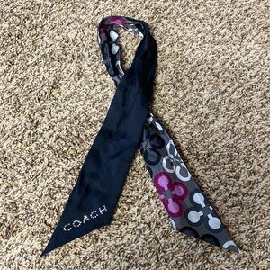 Coach Silk - black, multi color logo, reversible